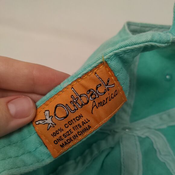 San Juan Puerto Rico Est. 1493 Strapback Hat Greenish-Blue Outback America - Picture 8 of 8